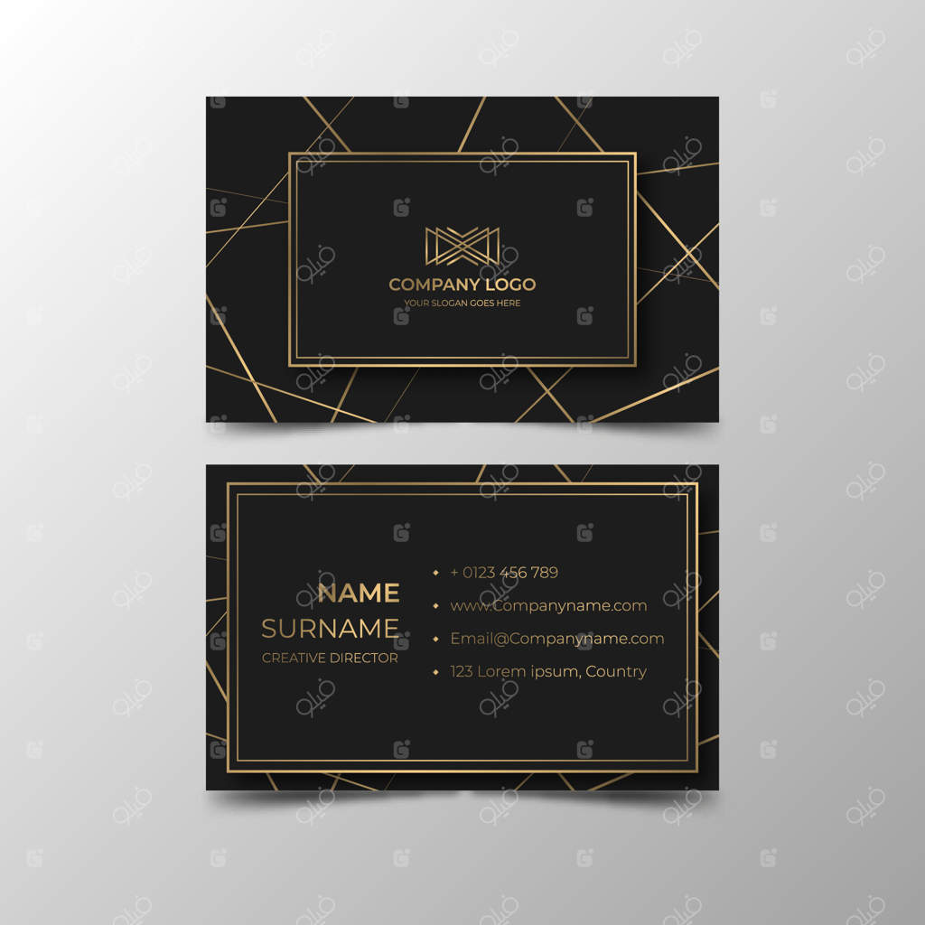 قالب کارت ویزیت لوکس