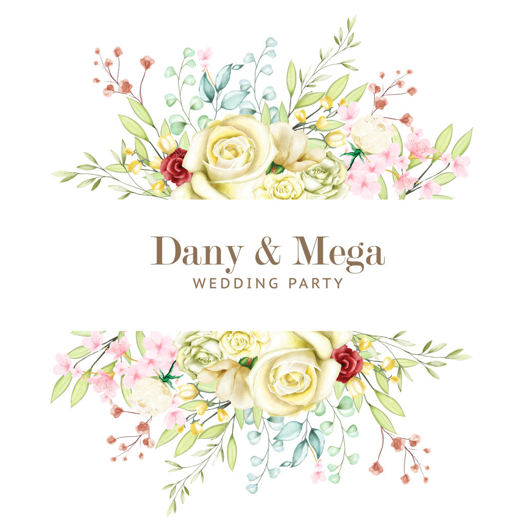 قاب‌های گل‌دار با برگ‌های آبرنگی زیبا