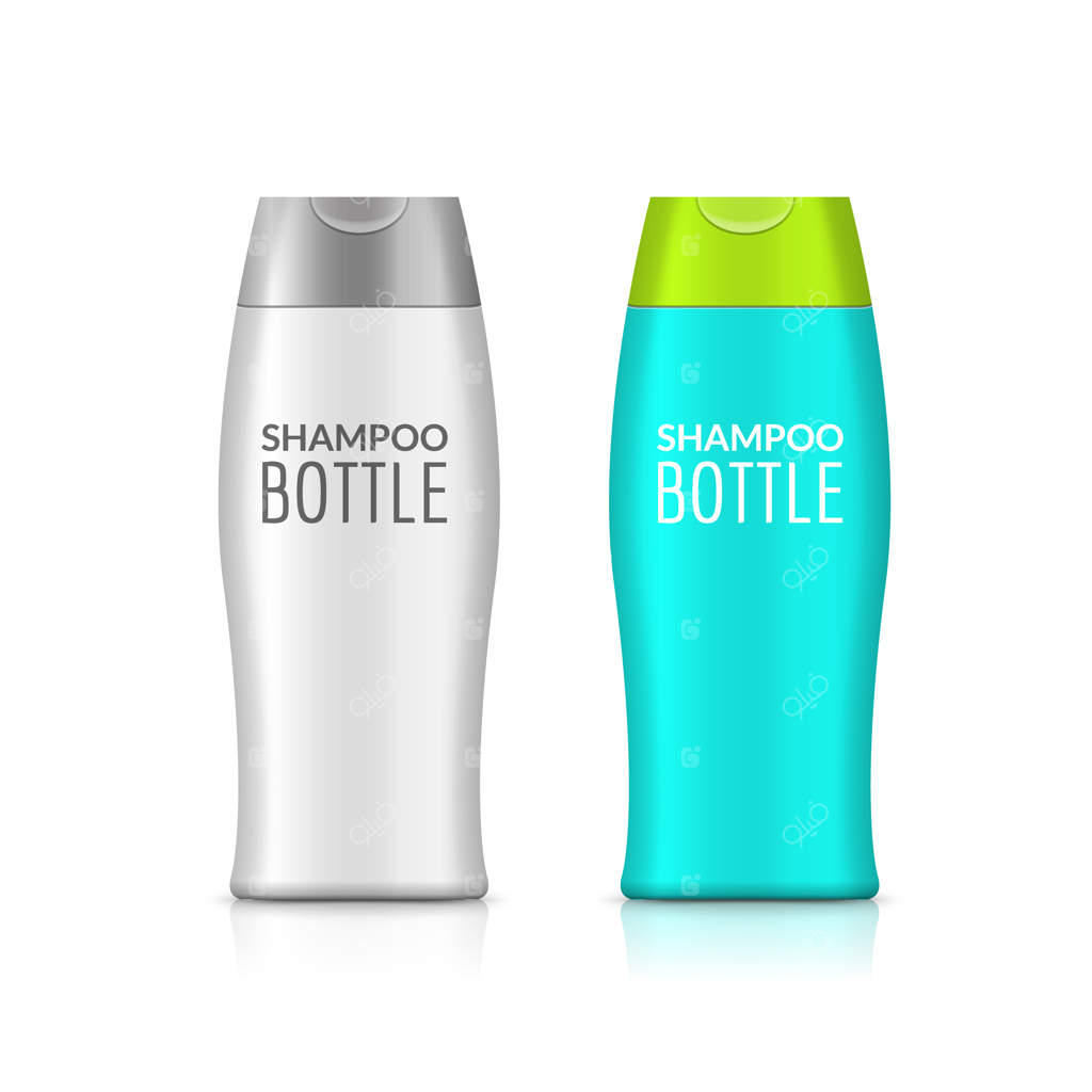 طراحی قالب بطری شامپو یا بطری شامپو بدن؛ نمونه خام. مراقبت از پوست با کرم یا لوسیون.