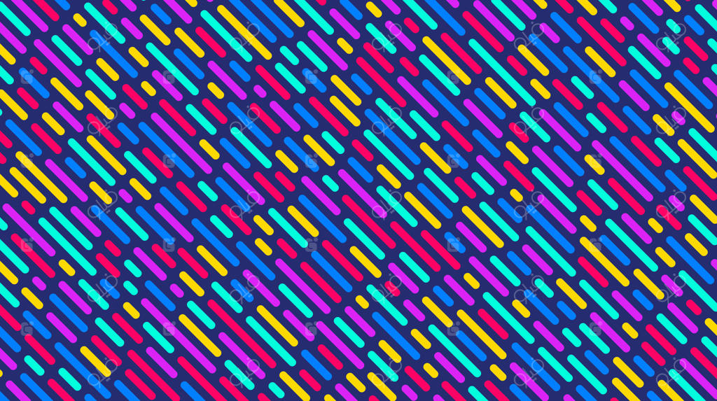 تصویر زمینه هندسی با خطوط دایره‌ای رنگارنگ