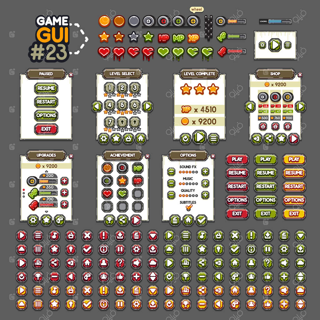 رابط کاربری بازی