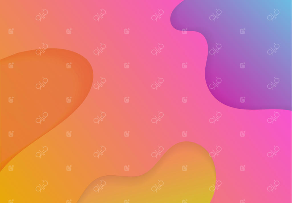 پس‌زمینه وکتور با طراحی انتزاعی و گرادیانت منحنی