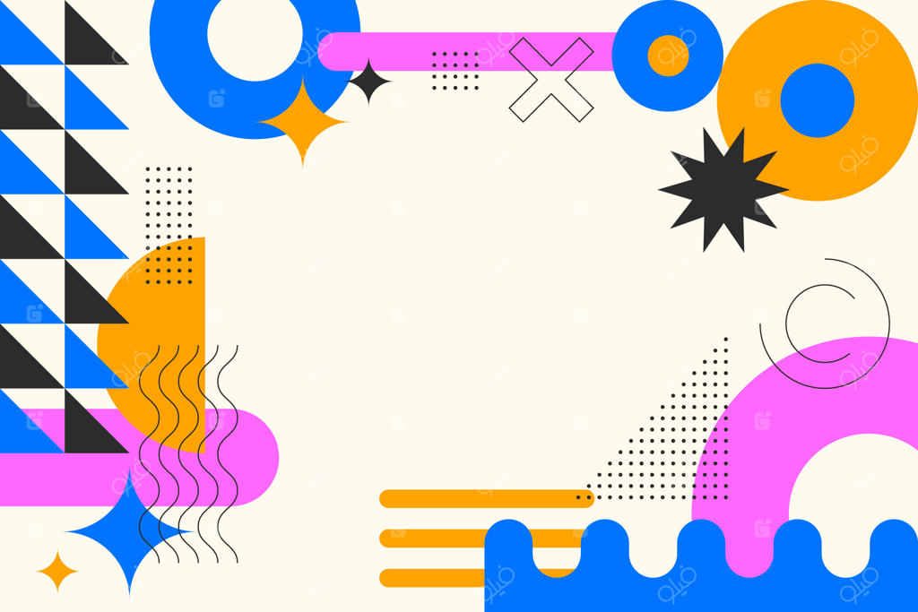 پس‌زمینه هندسی تخت