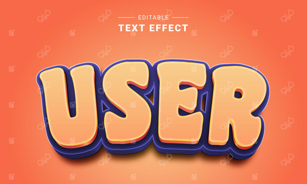 افکت متنی قابل ویرایش برای ایلاستریتور