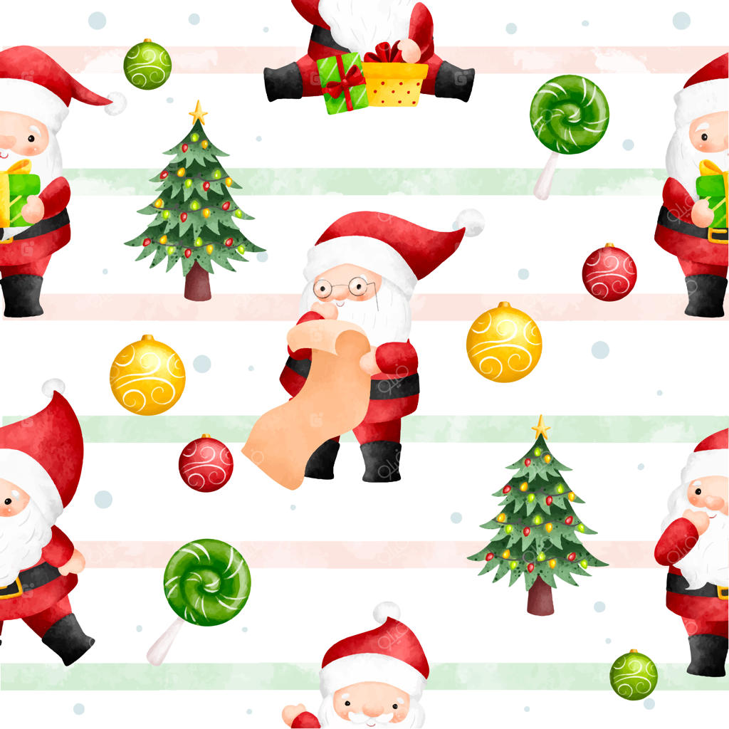 طرح یکپارچه بابانوئل کریسمس