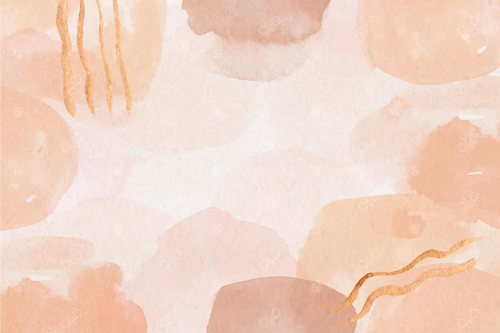 پس‌زمینه انتزاعی آبرنگی با لکه‌های رنگ