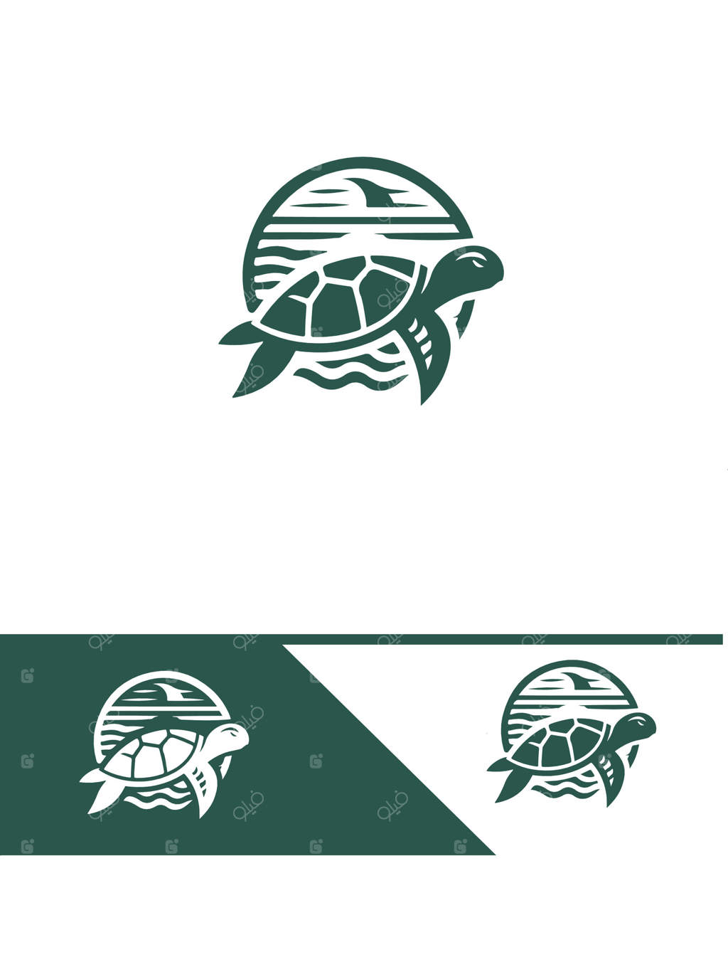 لوگوی لاک‌پشت باغی