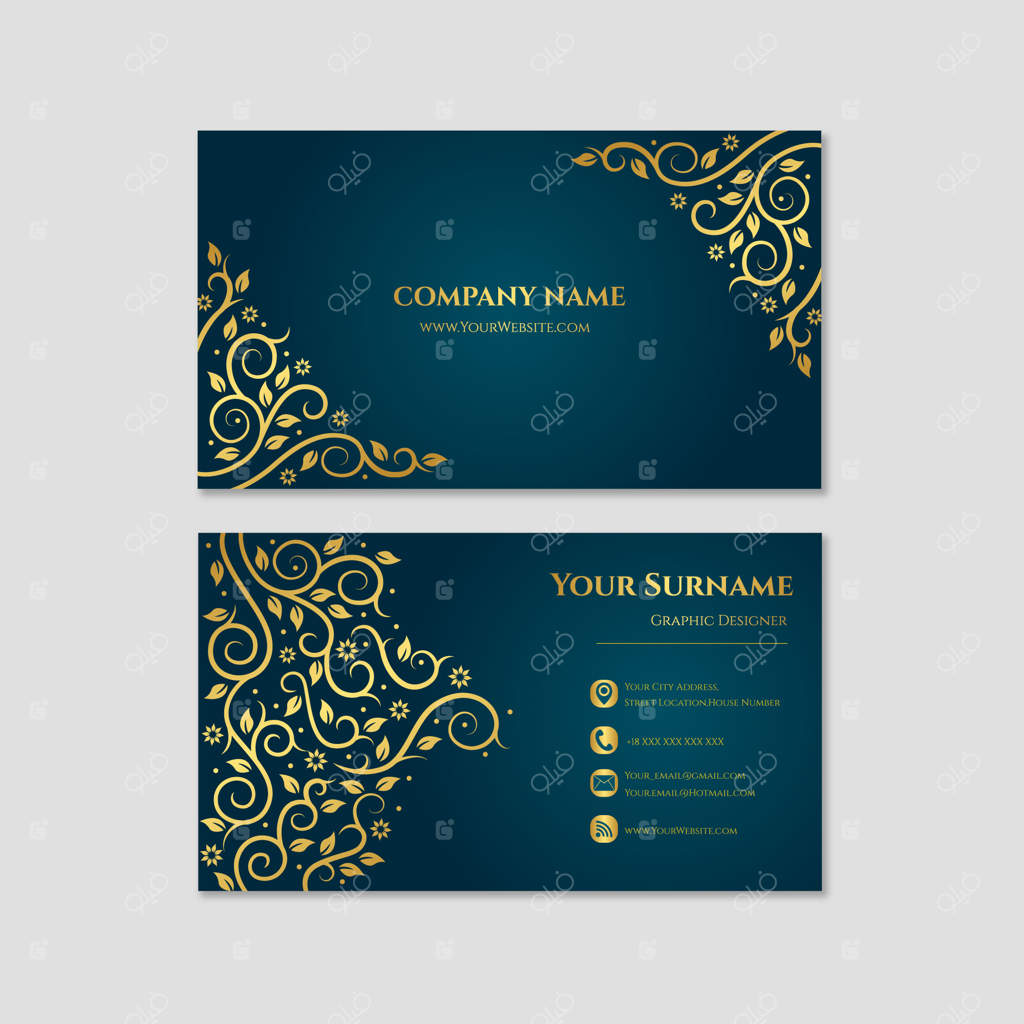 کارت ویزیت شیک و حرفه‌ای