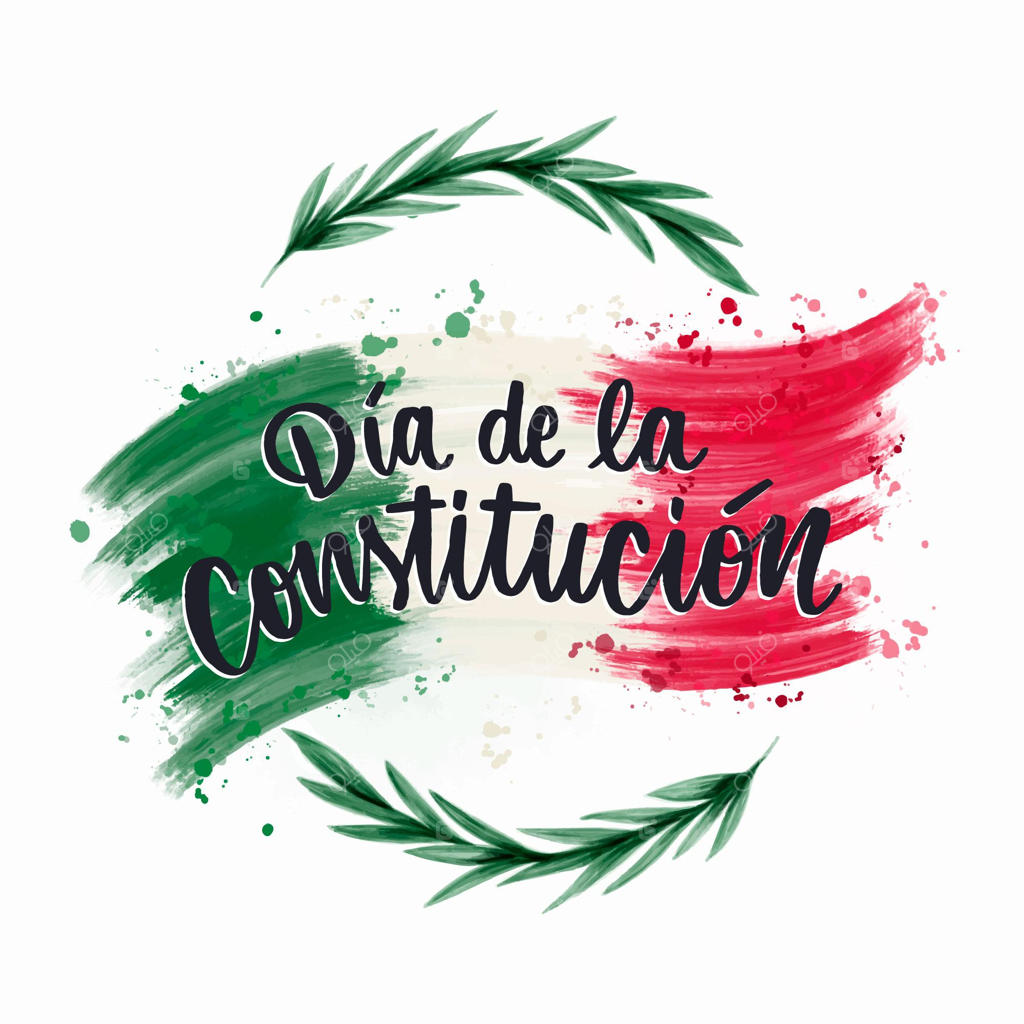 طرح آبرنگی روز قانون اساسی مکزیک