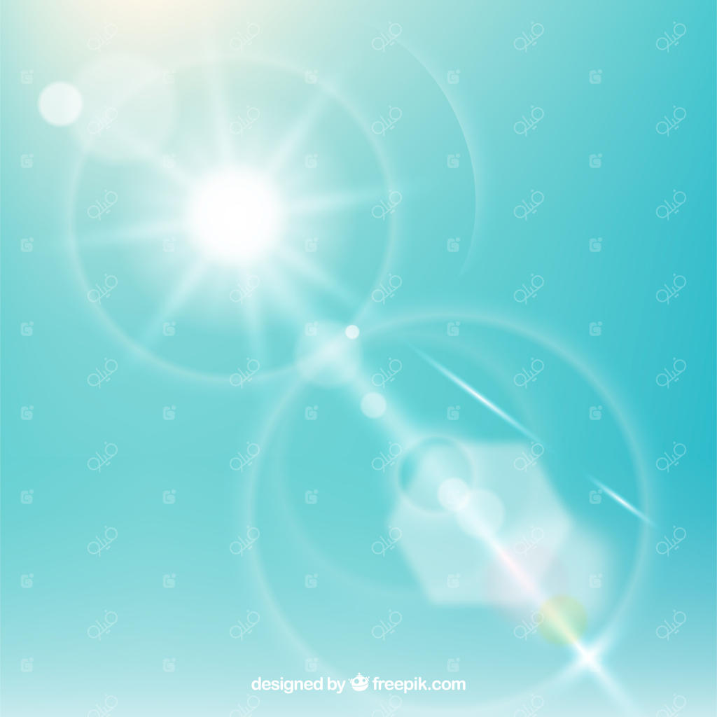 نماد لنز فلر بی‌نهایت در آسمان