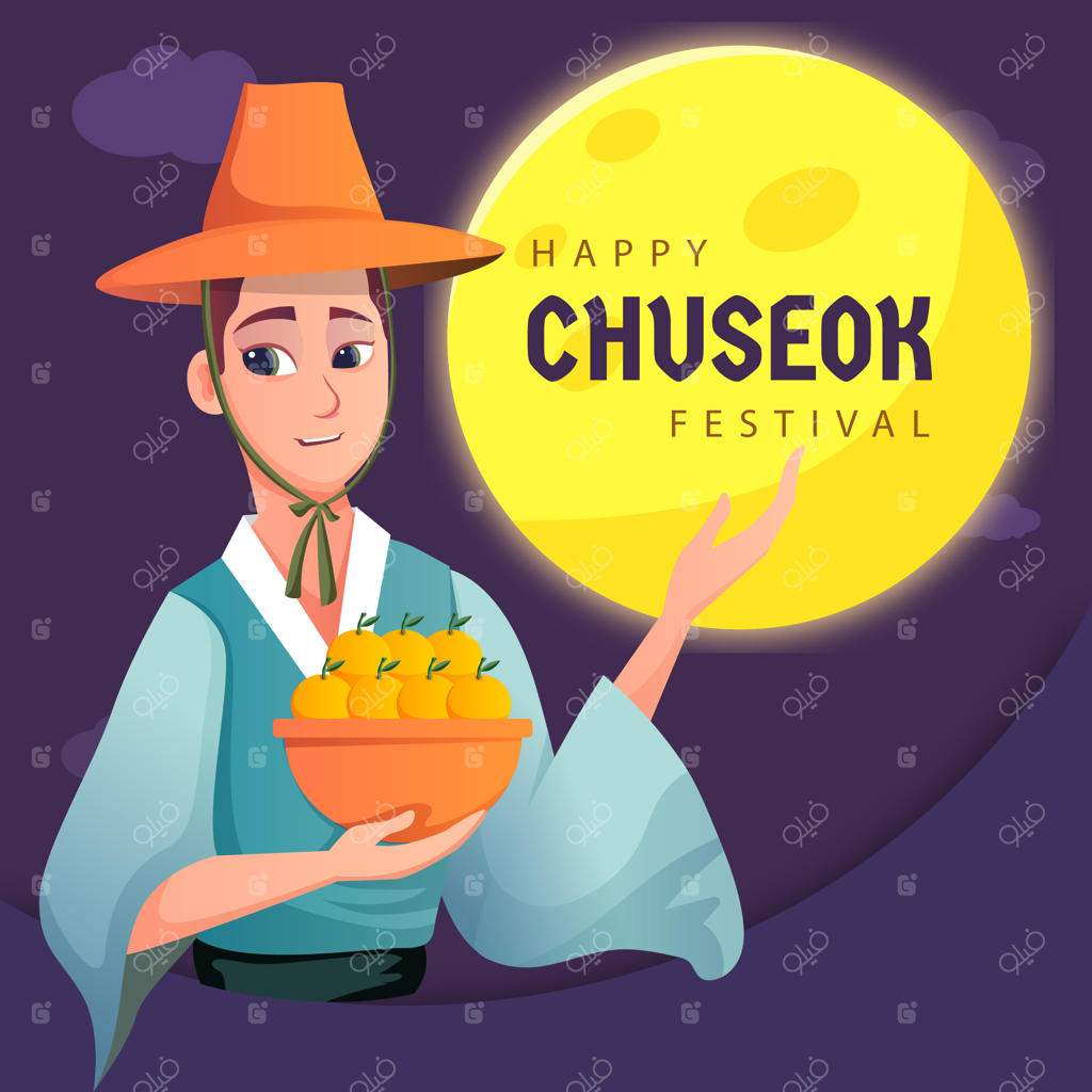 مردی که کارت تبریک کره‌ای را جشن می‌گیرد