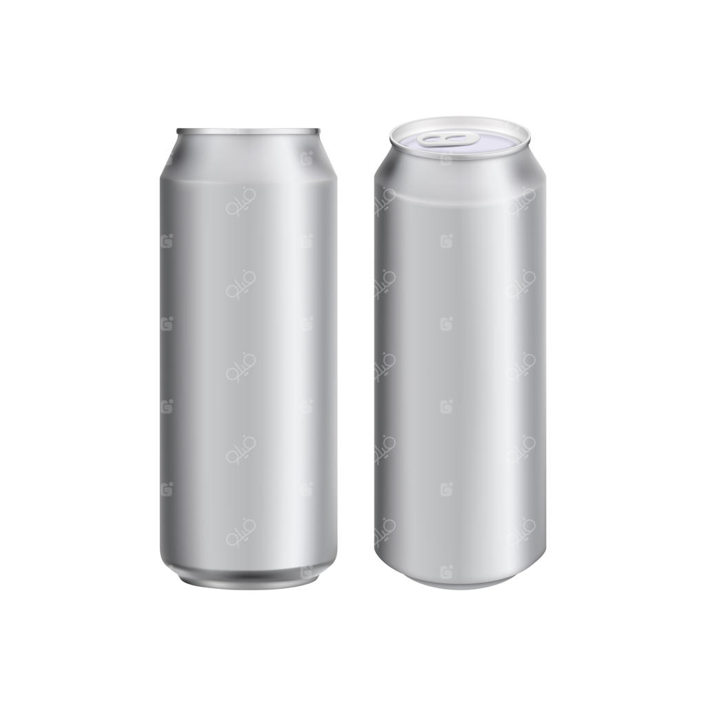 قالب بسته‌بندی خالی بر روی زمینه سفید