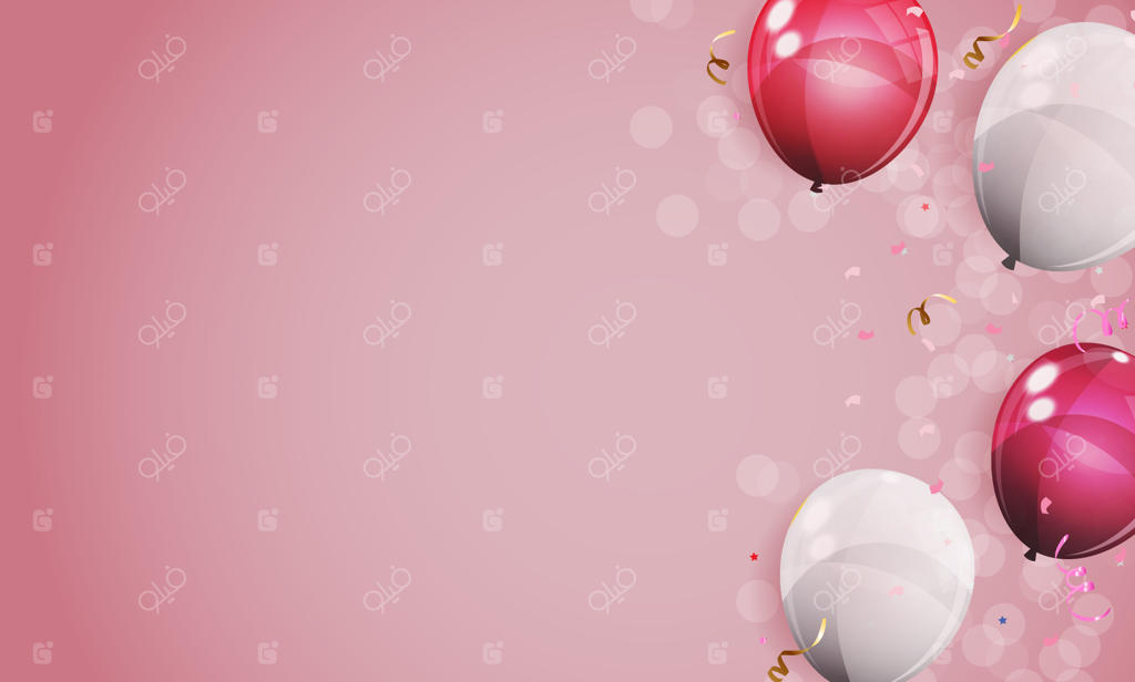 بادکنک‌های رنگی براق