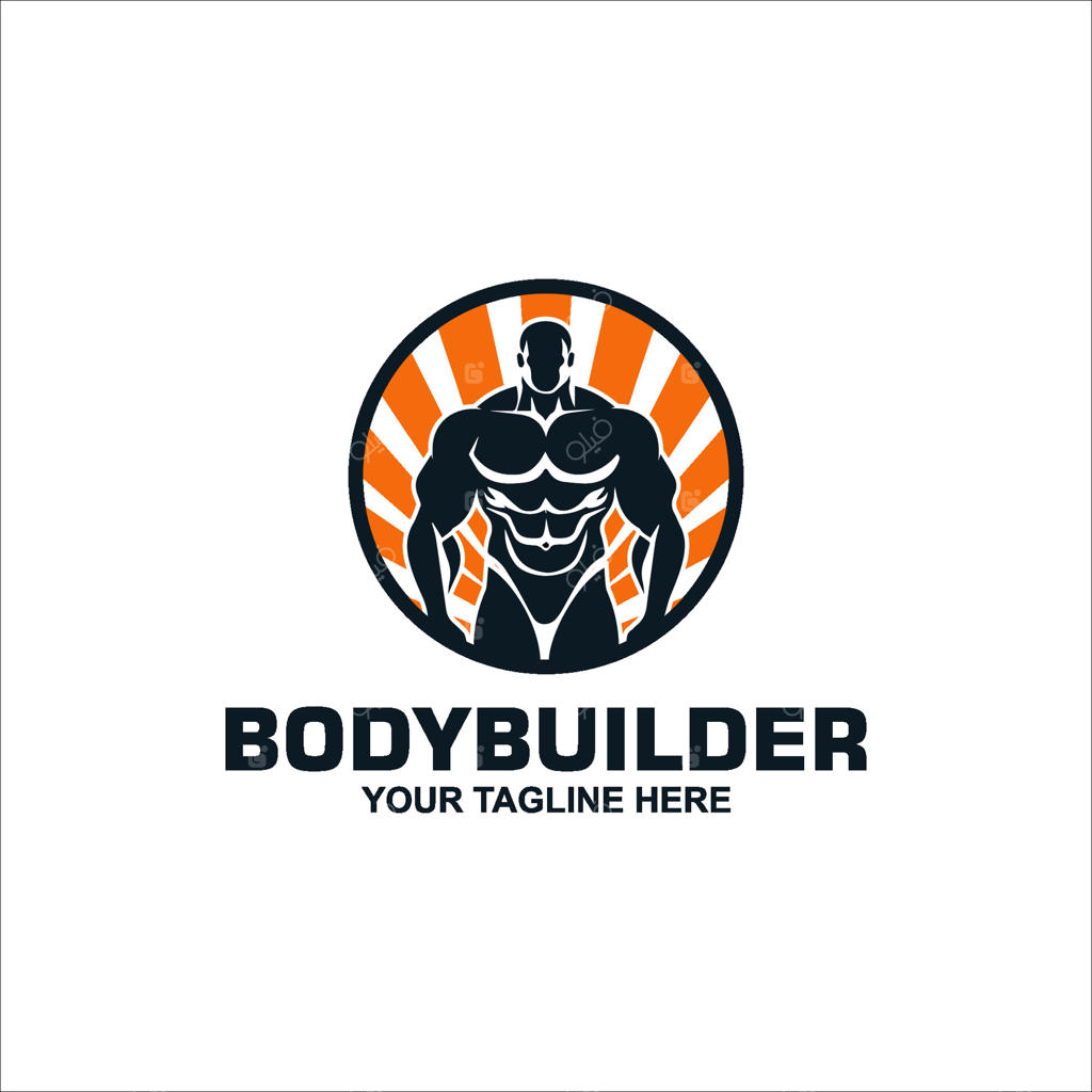 لوگوی ماسکات بدنسازی و ورزشی