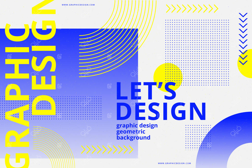 پس‌زمینه گرافیکی با طرح هندسی