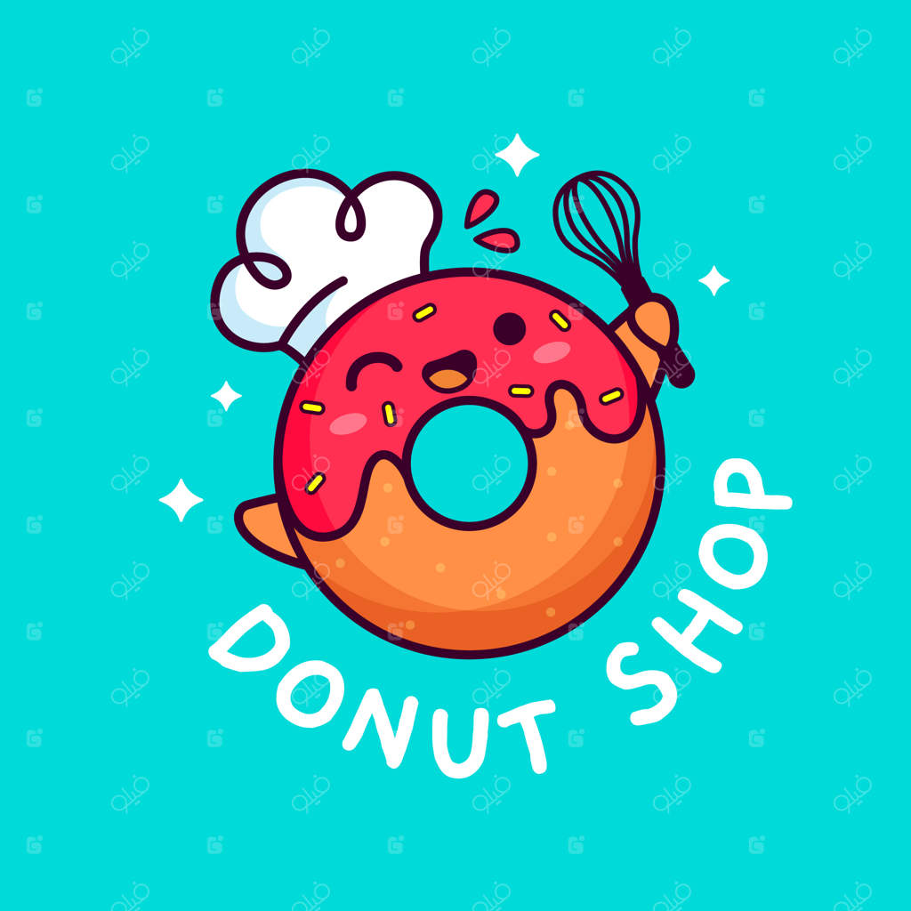 طرح لوگوی کیک‌فروشی