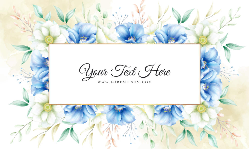 زمینه تزیینی گلدار دست‌کشیده