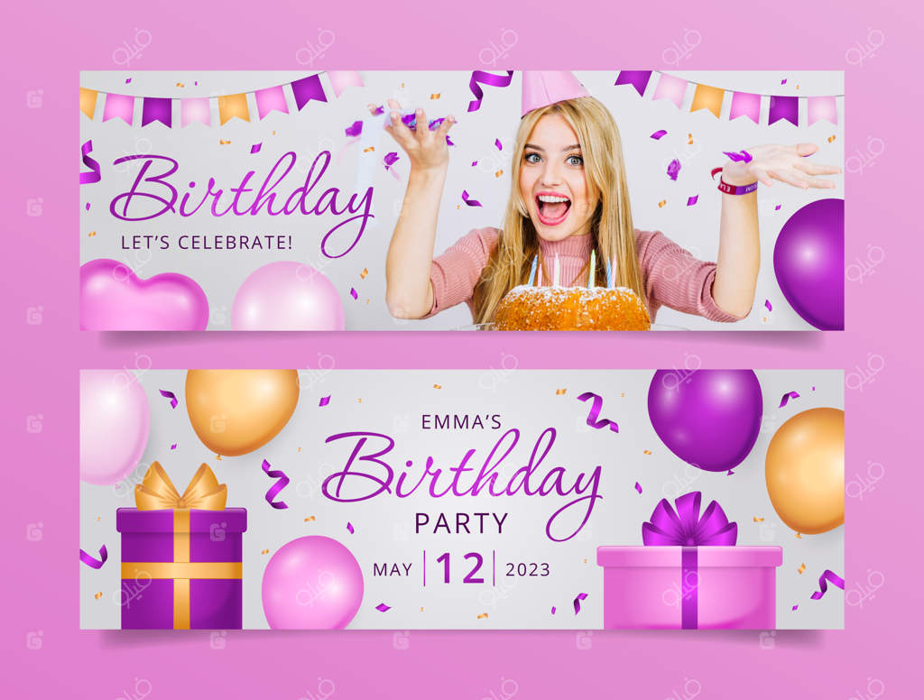 قالب طراحی تولد