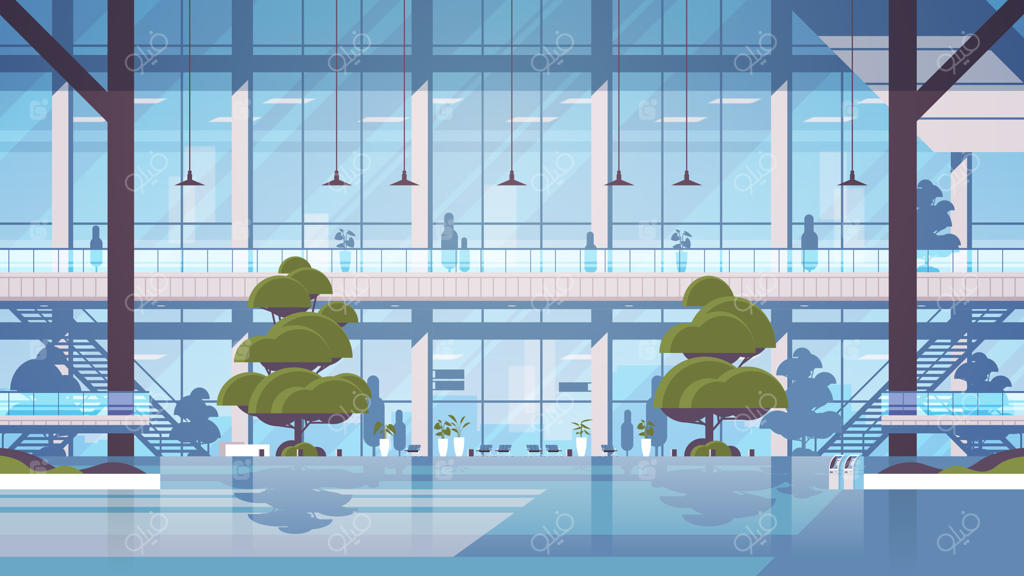 نمای بیرونی مدرن بیمارستان - خالی از جمعیت، مرکز درمانی و پزشکی