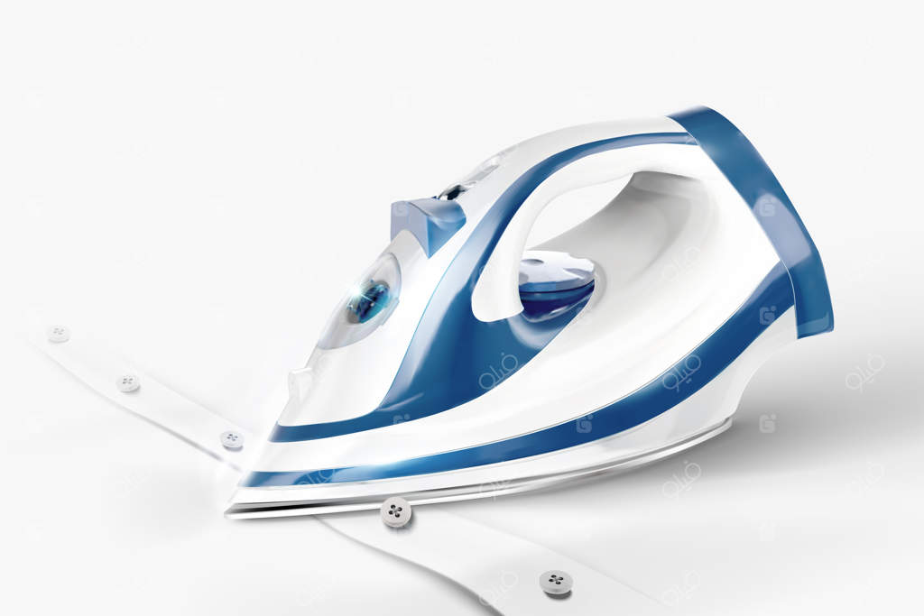 اتو کردن پیراهن سفید در تصویرسازی سه‌بعدی