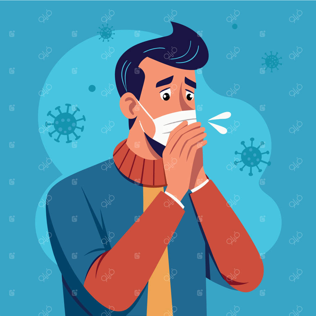 پیشگیری از کروناویروس کووید ۱۹: هنگام سرفه، دهان و بینی خود را با آرنج یا ساعد بپوشانید.