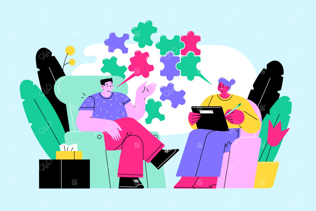 روز جهانی بهداشت روان - تصویرسازی دنیای صاف