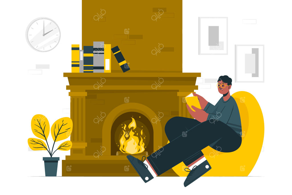 طرح مفهومی شومینه