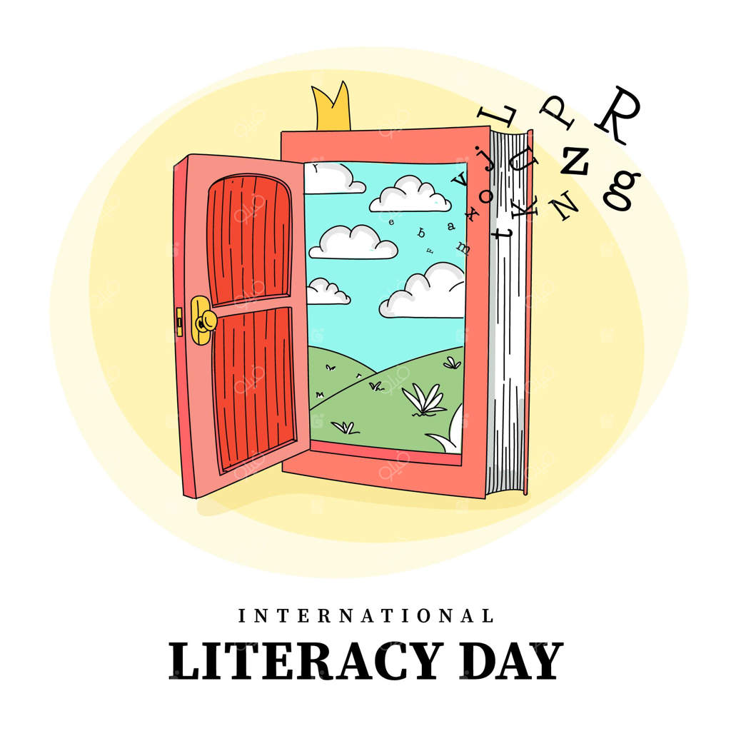 روز جهانی سوادآموزی با طراحی دستی