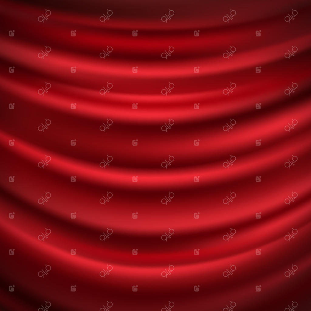 زمینه قرمز با خطوط موج‌دار