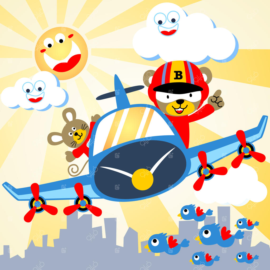 حیوانات بامزه در هواپیما