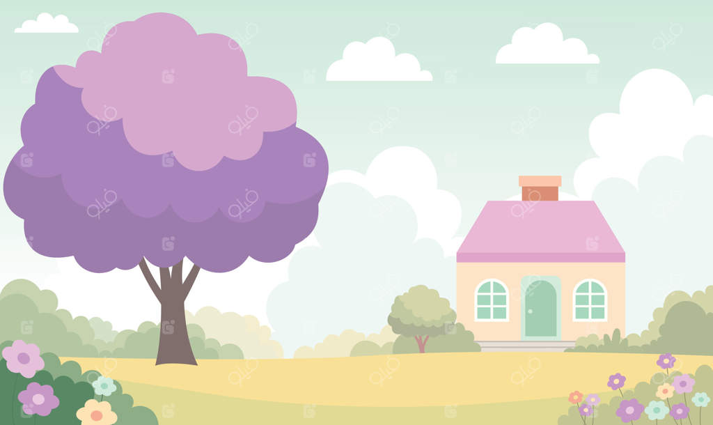 خانه‌ای در تابستان: باغ و گل‌ها، طبیعت و چشم‌انداز