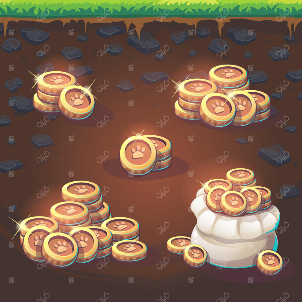 تنظیم سکه‌ها برای بازی آنلاین ویدیویی "فاکس‌فید" در سبک جورچین ۳تایی