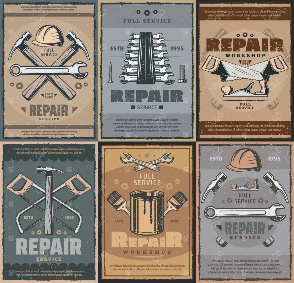 خدمات تعمیر و ابزار کار