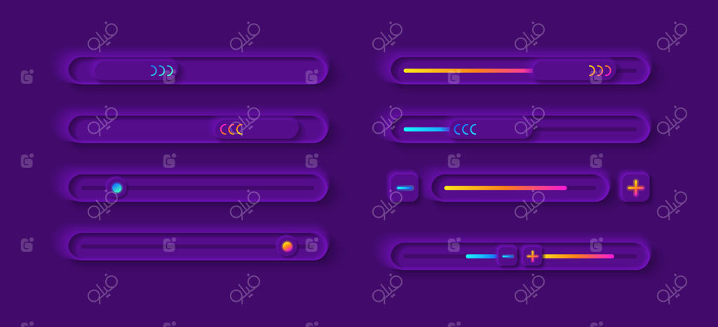 کیت عناصر رابط کاربری تنظیمات