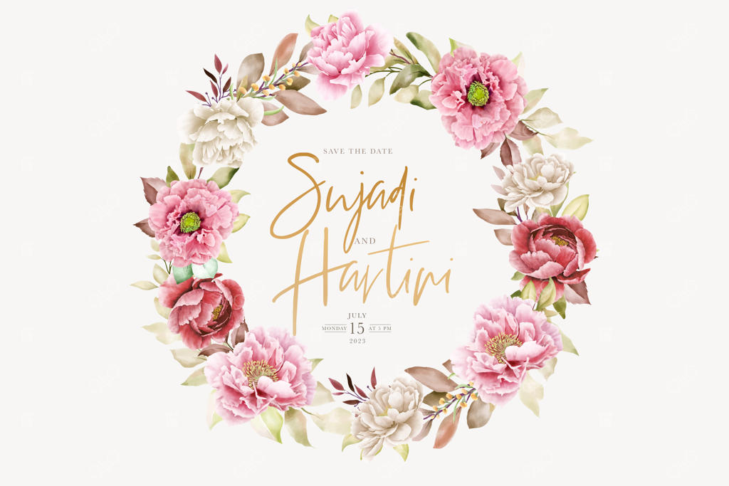 طراحی تاج گلی از گل صد تومانی دست‌ساز