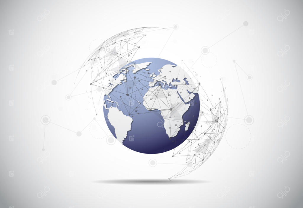 اتصال شبکه جهانی: نقشه نقاط جهان