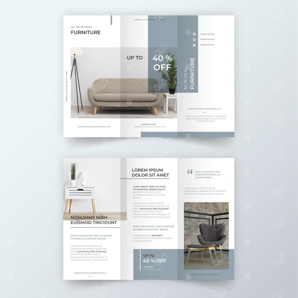 بروشور سه‌لتی جمع و جور