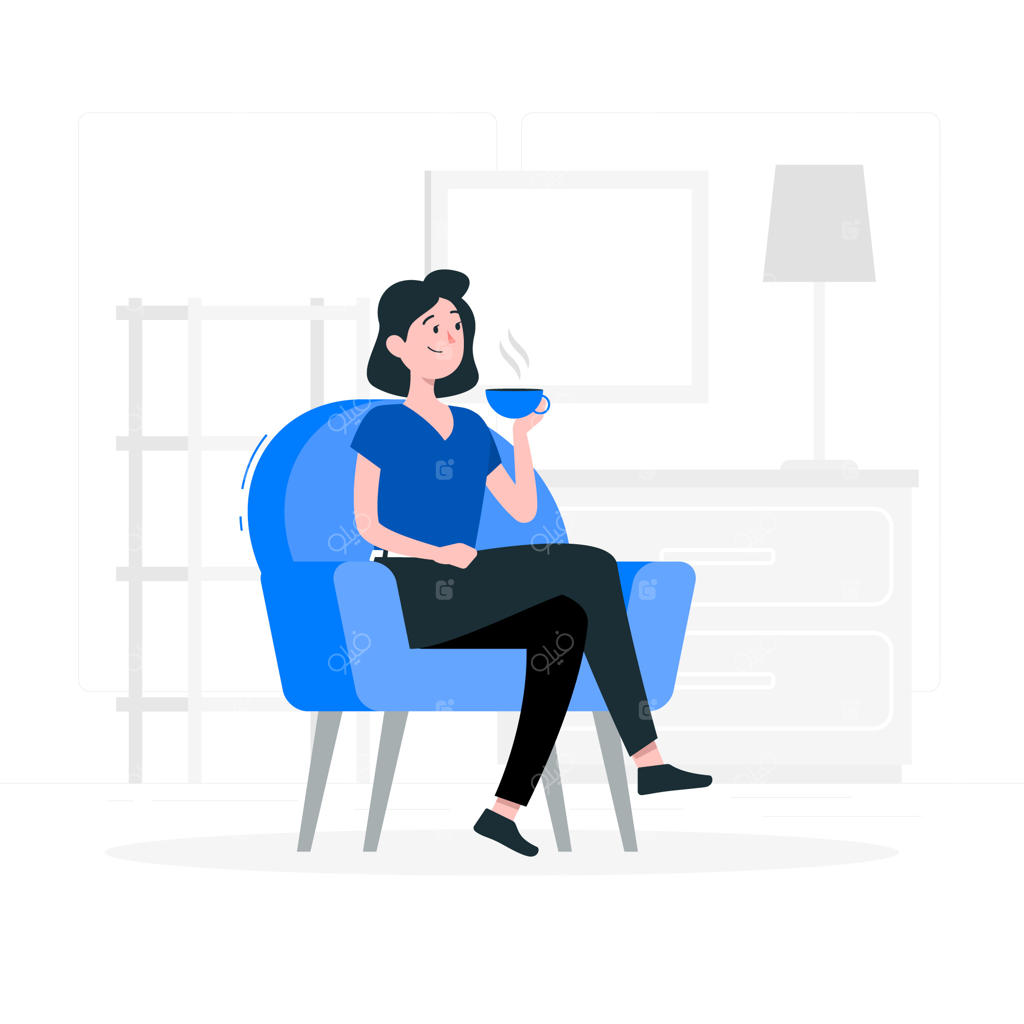 تصویرسازی مفهوم تهیه قهوه