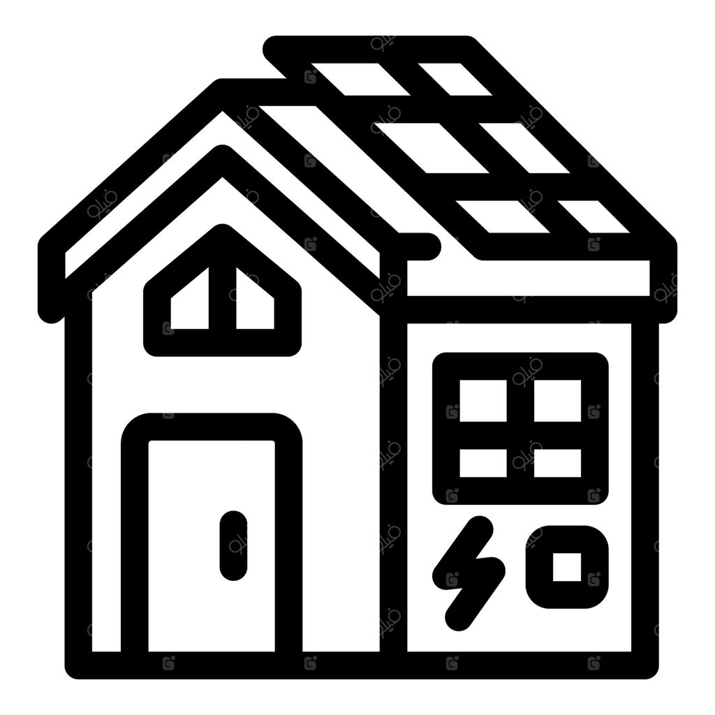 خانه‌ای با پنل‌های خورشیدی تولیدکننده برق: راه‌حلی پایدار برای انرژی