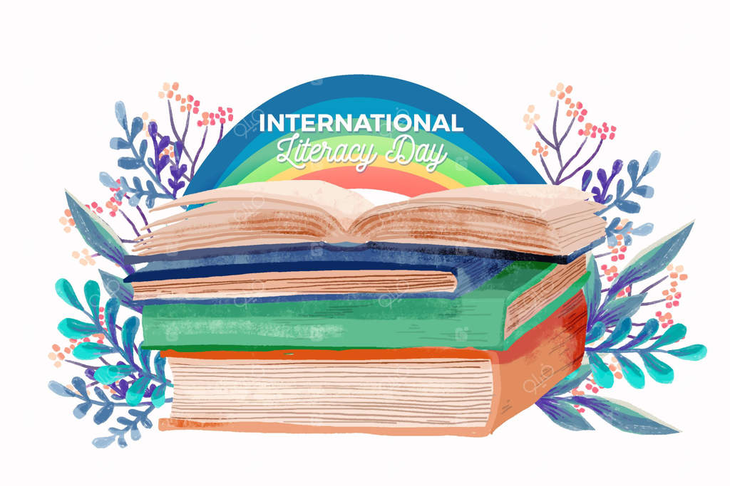 روز جهانی سوادآموزی با آب‌رنگ و کتاب‌ها