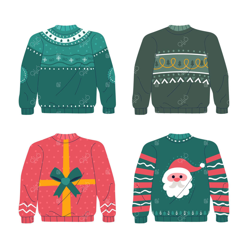 مجموعه‌ای از پلیورهای زشت دست‌کشیده