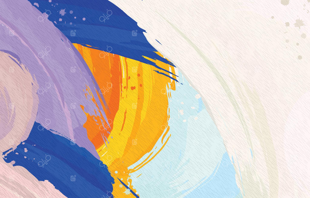 پس‌زمینه نقاشی بافت‌دار رنگارنگ