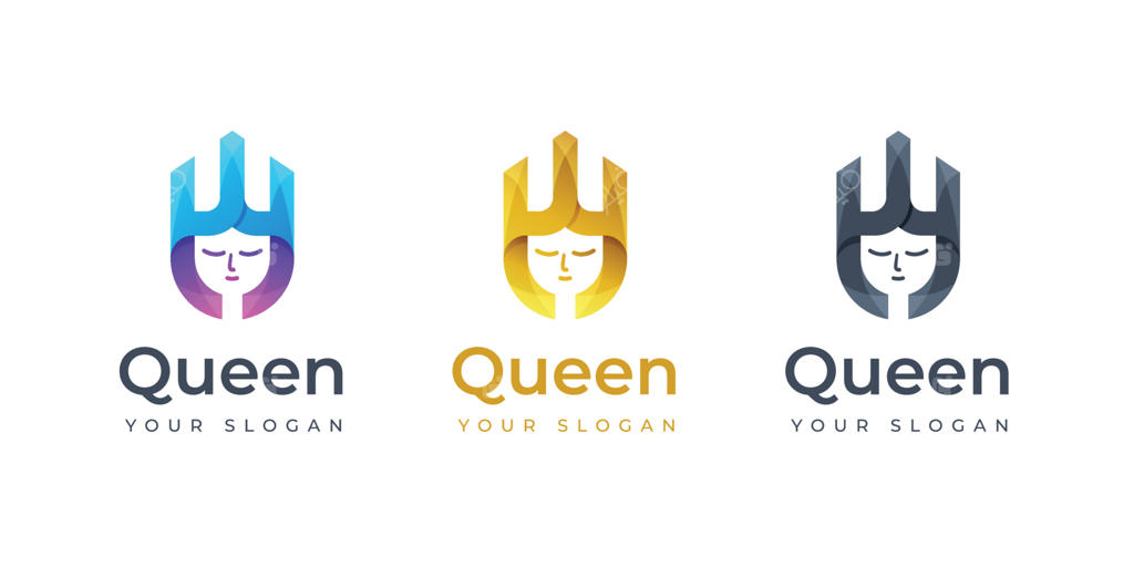الهام از طراحی لوگوی ملکه: لوگوی مونوگرام و لوگوی تاج
