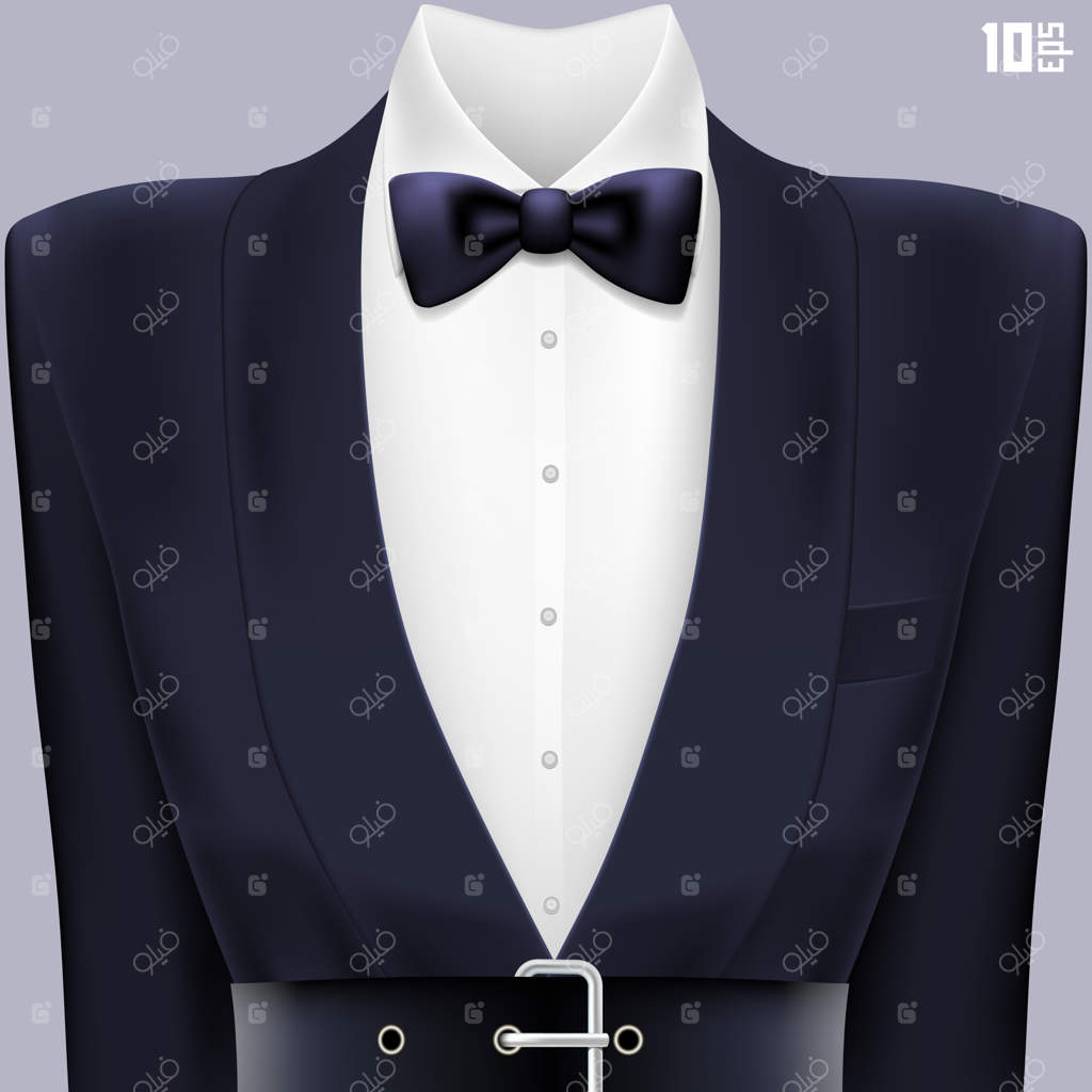 کت و شلوار زنانه - طراحی خلاقانه. تصویر برداری شده (وکتور)