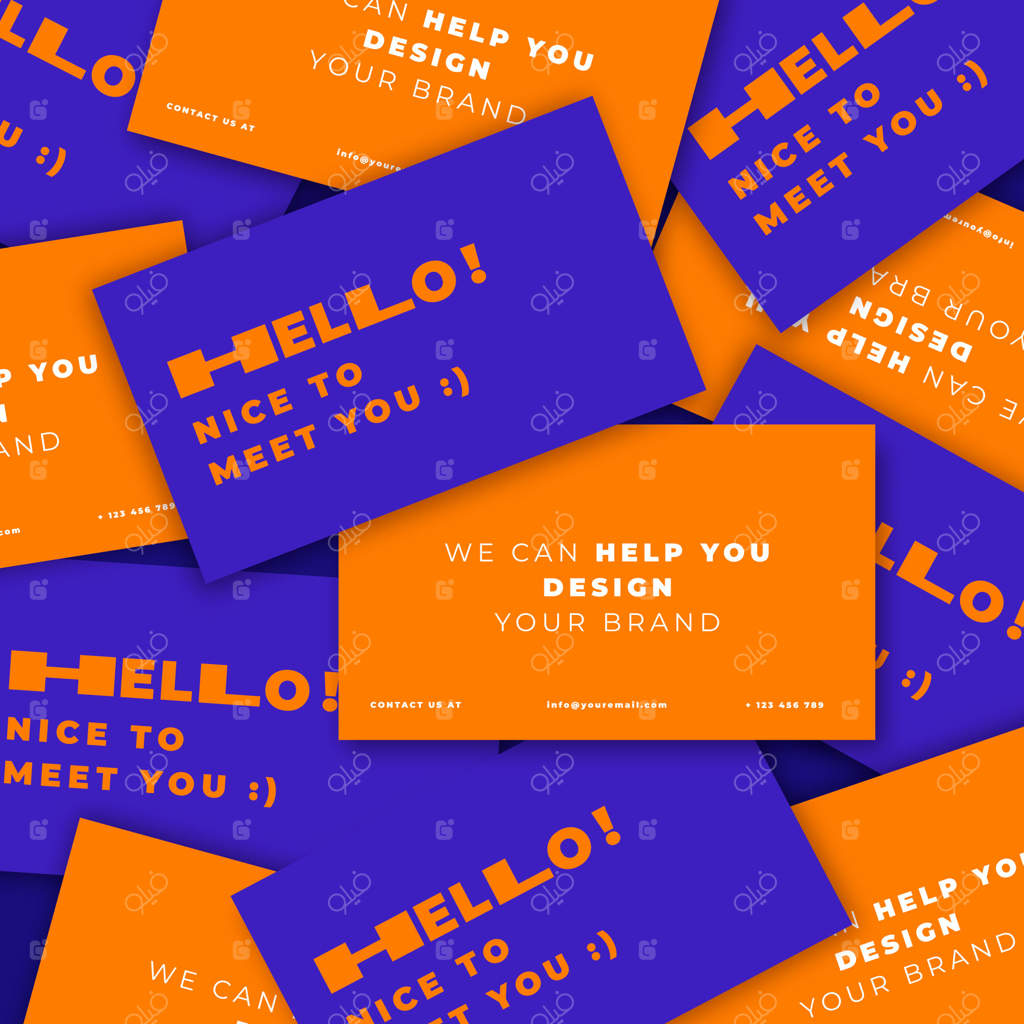 طراحی کارت ویزیت ساده و شیک