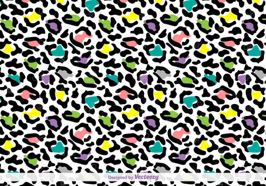 پس‌زمینه پوست پلنگ به صورت وکتور