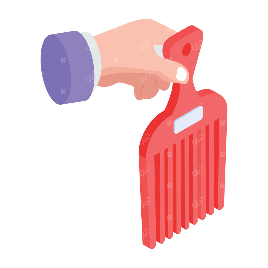 نماد ایزومتریک لوازم آرایشگری