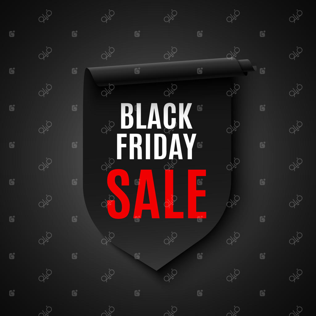 بنر فروش ویژه بلک فرایدی: تگ و روبان