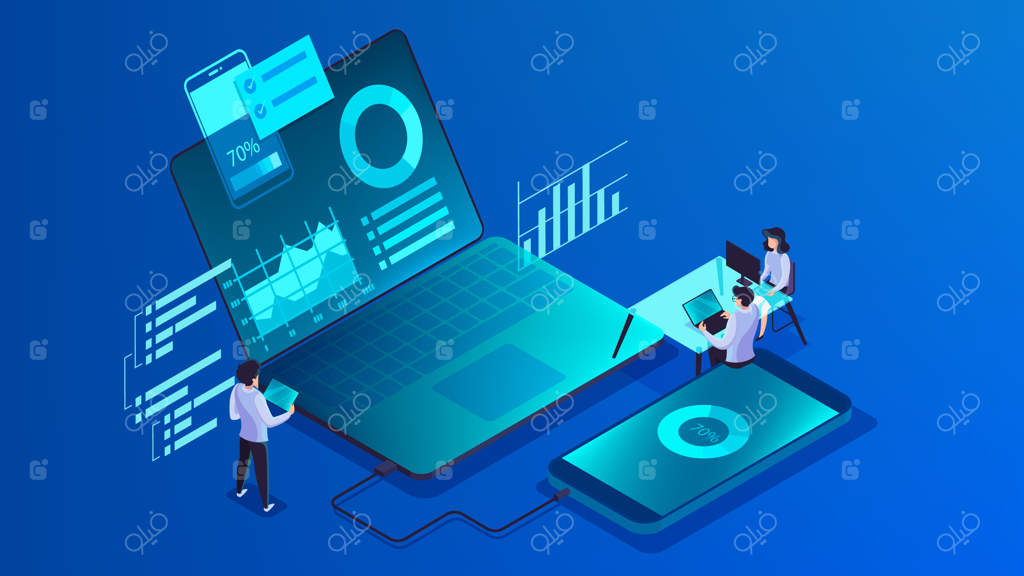 مفهوم توسعه اپلیکیشن موبایل: تصویری از فناوری مدرن