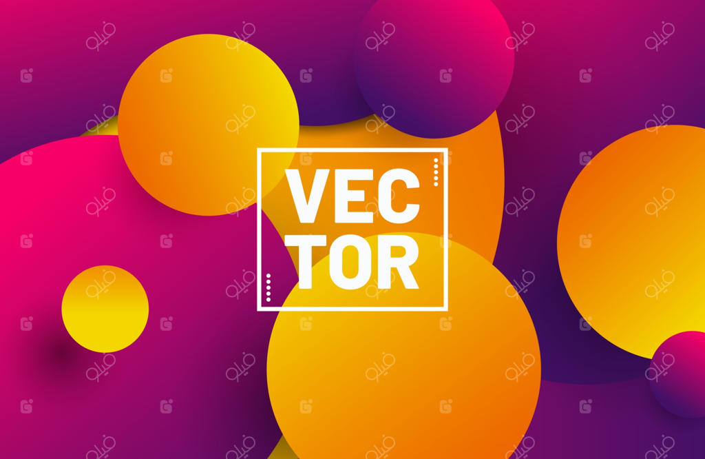 پس‌زمینه مایع انتزاعی با رنگ‌های گرادیان زنده